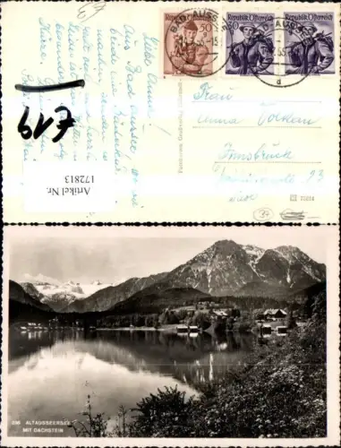 172813,Altausee Altausseersee m. Dachstein 1955