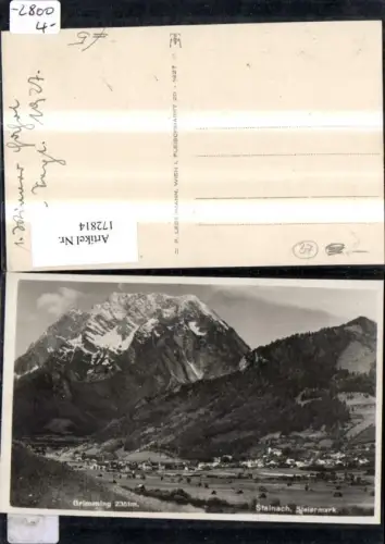 172814,Stainach m. Grimming Totale 1927