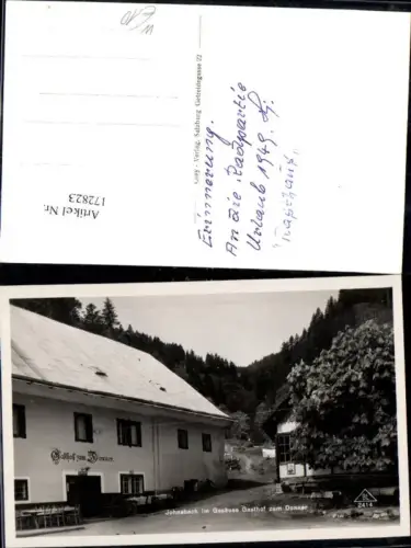 172823,Johnsbach i. Gesäuse Gasthof z. Donner 1949 Admont Hieflau