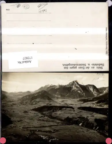 172827,Foto Ak Stein a. d. Enns Großsölk geg. d. Dachstein u. Stoderzinkengebiet