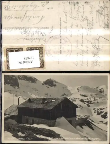 172838,Dachsteingebiet Symonyhütte Ramsau Hieflau