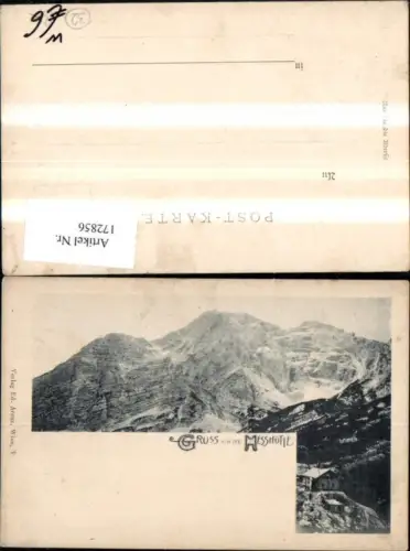 172856,Gruss v. d. Hesshütte Johnsbach Gstatterboden