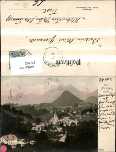 172862,Aussee Ansicht 1902