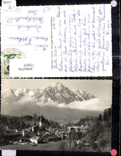 172875,Bad Aussee m. Zinken Totale 1953