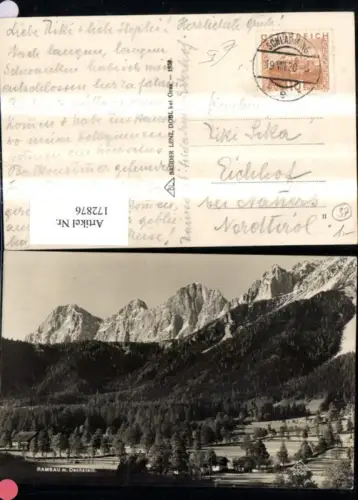 172876,Ramsau m. Dachstein Totale 1930