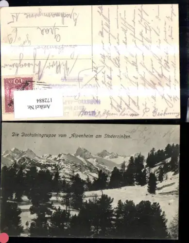 172884,Dachsteingruppe v. Alpenheim a. Stoderzinken Gröbming