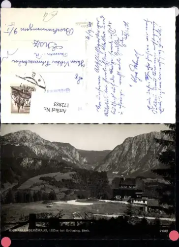 172885,Michaelerberghaus b. Gröbming 1961