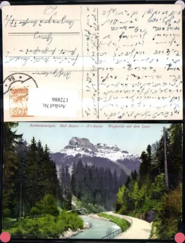 172886,Bad Aussee Altaussee Wegpartie m. d. Loser Salzkammergut pub F. E. Brandt 220