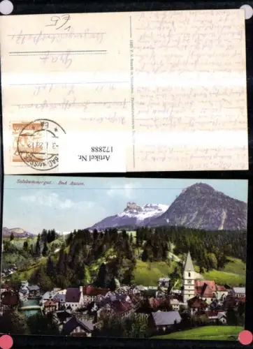172888,Bad Aussee Salzkammergut 1928 pub F. E. Brandt 492