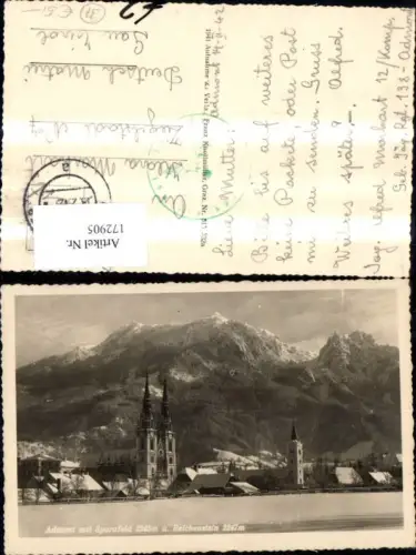 172905,Admont m. Sparafeld u. Reichenstein Winteransicht 1942