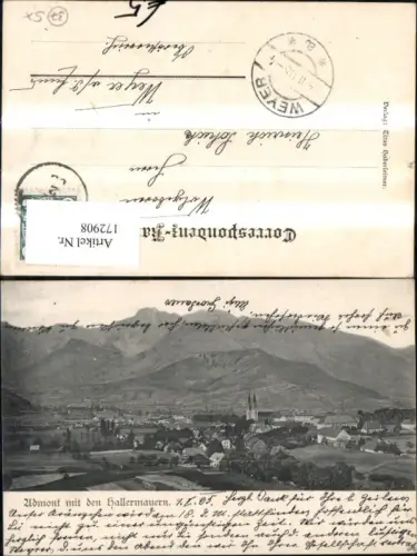 172908,Admont m. d. Hallermauern 1905