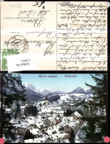 172912,Aussee Winteransicht 1910 pub F. E. Brandt 282