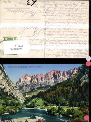 172917,Gesäuse Eingang geg. Hochtor Admont Hieflau