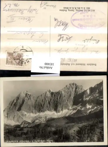 183400,Dachstein Südwand v. d. Austriahütte Ramsau a. Dachstein