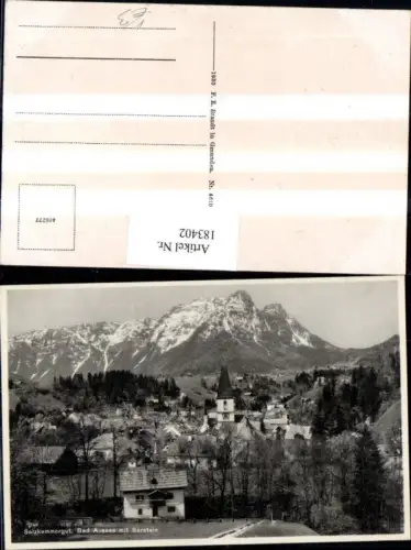 183402,Bad Aussee m. Sarstein Teilansicht pub F. E. Brandt 4610