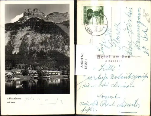 183861,Alt Aussee Teilansicht m. Loser