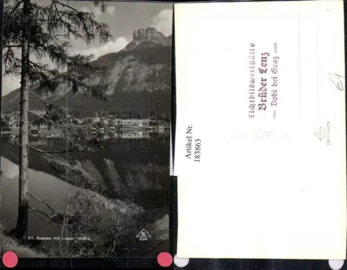 183863,Alt Aussee Totale m. Loser
