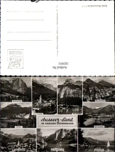 183911,Aussee Land Grundlsee Bad Aussee Alt Aussee Gössl Mehrbildkarte