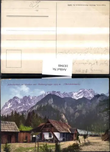 183948,Gesäuse Johnsbachtal m. Hochtorgruppe Hausansicht pub Purger e Co 12294