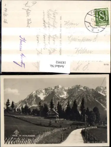 183952,Kulm b. Schladming Straßenansicht