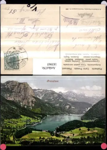 183965,Grundlsee b. Bad Aussee Totale pub Brandt 698