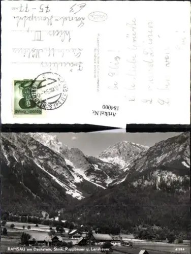184000,Ramsau am Dachstein Ruppbauer u. Lenzbauer