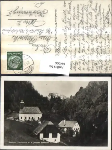184006,Gesäuse Johnsbach Totale m. d. Großen Buchstein