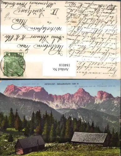 184018,Gesäuse Scheucheckalm Gr. Buchstein Kl. Buchstein m. Tiflimauer