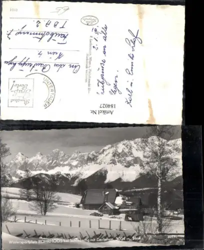 184027,Rohrmoos b. Schladming m. Dachstein