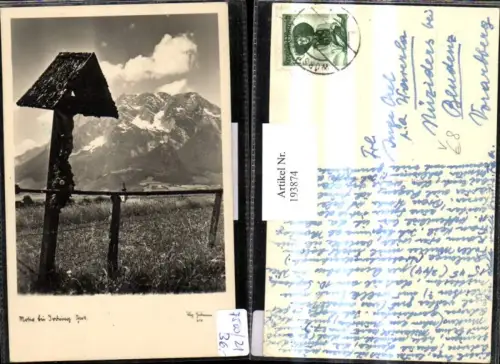193874,Motiv b. Irdning Wegkreuz pub Hubmann 414