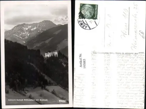 193883,Admont Schloss Röthelstein m. Bosruck
