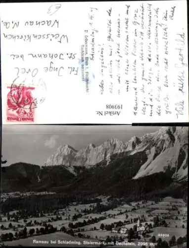 193908,Ramsau b. Schladming Totale m. Dachstein