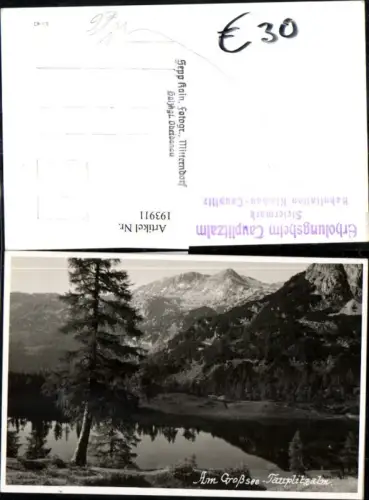 193911,Am Großsee Tauplitzalm b. Klachau-Tauplitz Partie pub Josef Kain