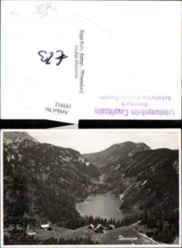 193912,Steinersee See b. Klachau-Tauplitz pub Josef Kain