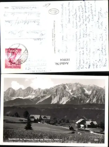 193914,Rohrmoos b. Schladming geg. Dachstein