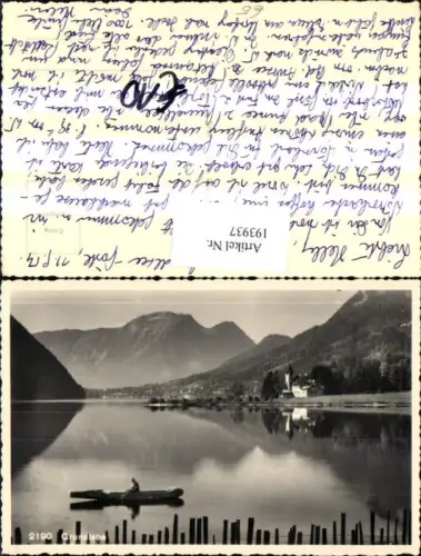 193937,Grundlsee b. Bad Aussee See Boot Ruderboot