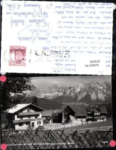 193938,Rohrmoos Alpengasthof Winterer geg. Dachstein