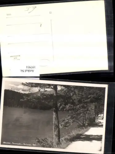 197931,Altaussee Promenade m. Dachstein Foto Ak