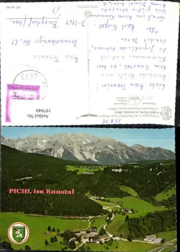 197949,Pichl i. Ennstal Luftbild pub Alpina Druck