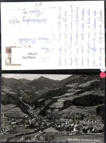 197981,Öblarn g. Hirscheck Luftbild