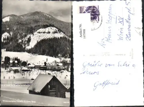 197998,Pichl a. d. Enns i. Winter Foto Ak