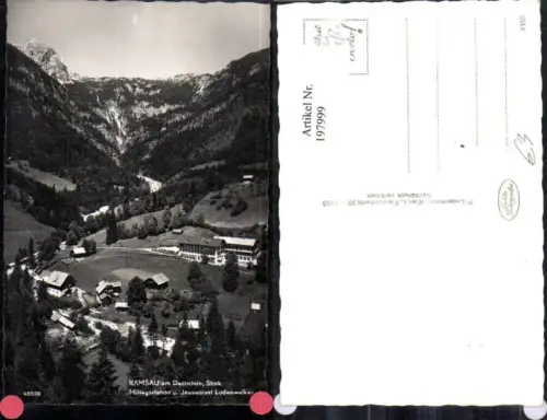 197999,Ramsau a. Dachstein Mittagsstation u. Jausenrast Lodenwalker Foto Ak