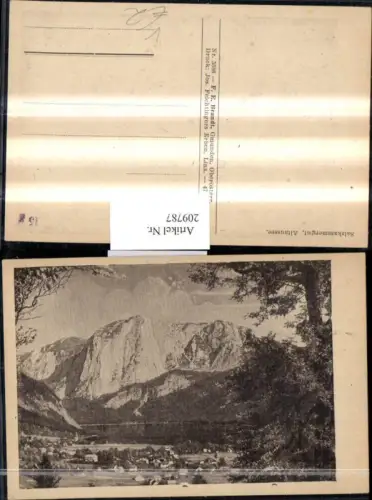 209787,Salzkammergut Alt-Aussee Totale pub Brandt 5386
