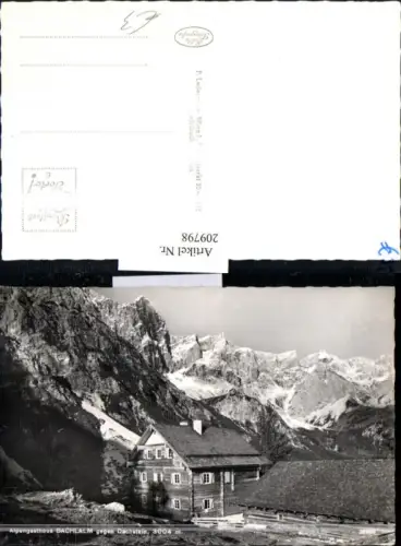 209798,Alpengasthaus Bachlalm geg. Dachstein