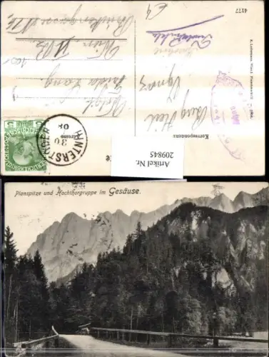 209845,Gesäuse Planspitze u. Hochthorgruppe Partie