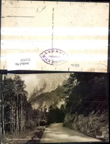 212522,Neue Gesäusestrasse m. Hochtorgruppe Johnsbach