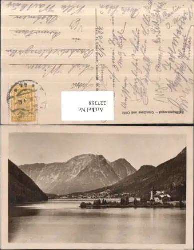 227368,Grundlsee u. Gößl See Partie pub F. E. Brandt 0182