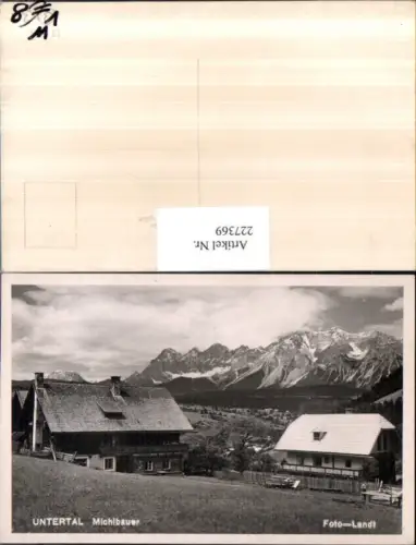 227369,Schladming Untertal Gasthof Michlbauer pub Toto Landl