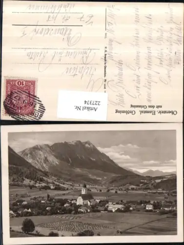 227374,Ennstal Gröbming Totale m. d. Grimming pub F. E. Brandt 0143