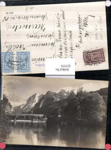 227375,Ennsbrücke Brücke Admont m. d. Hochtor
